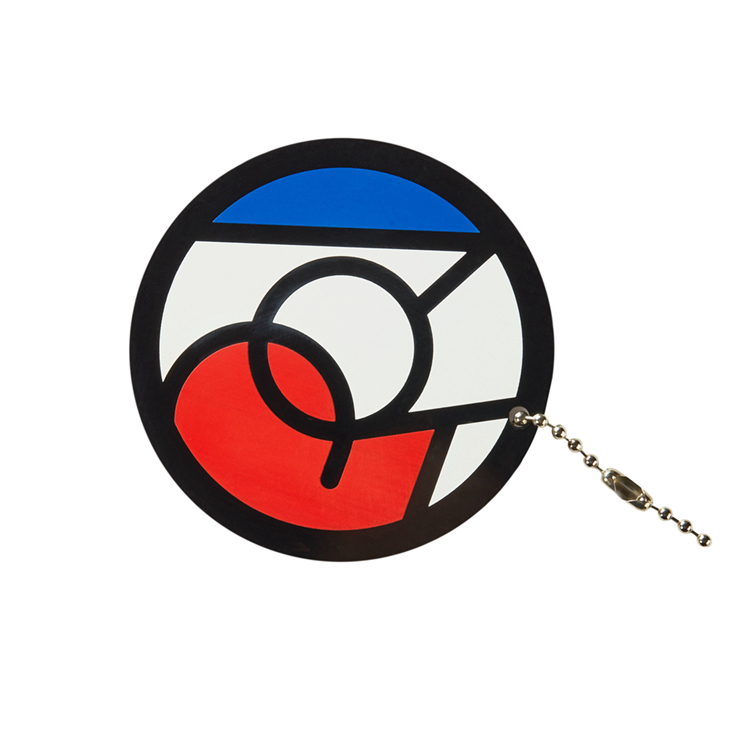 A distorted logo 